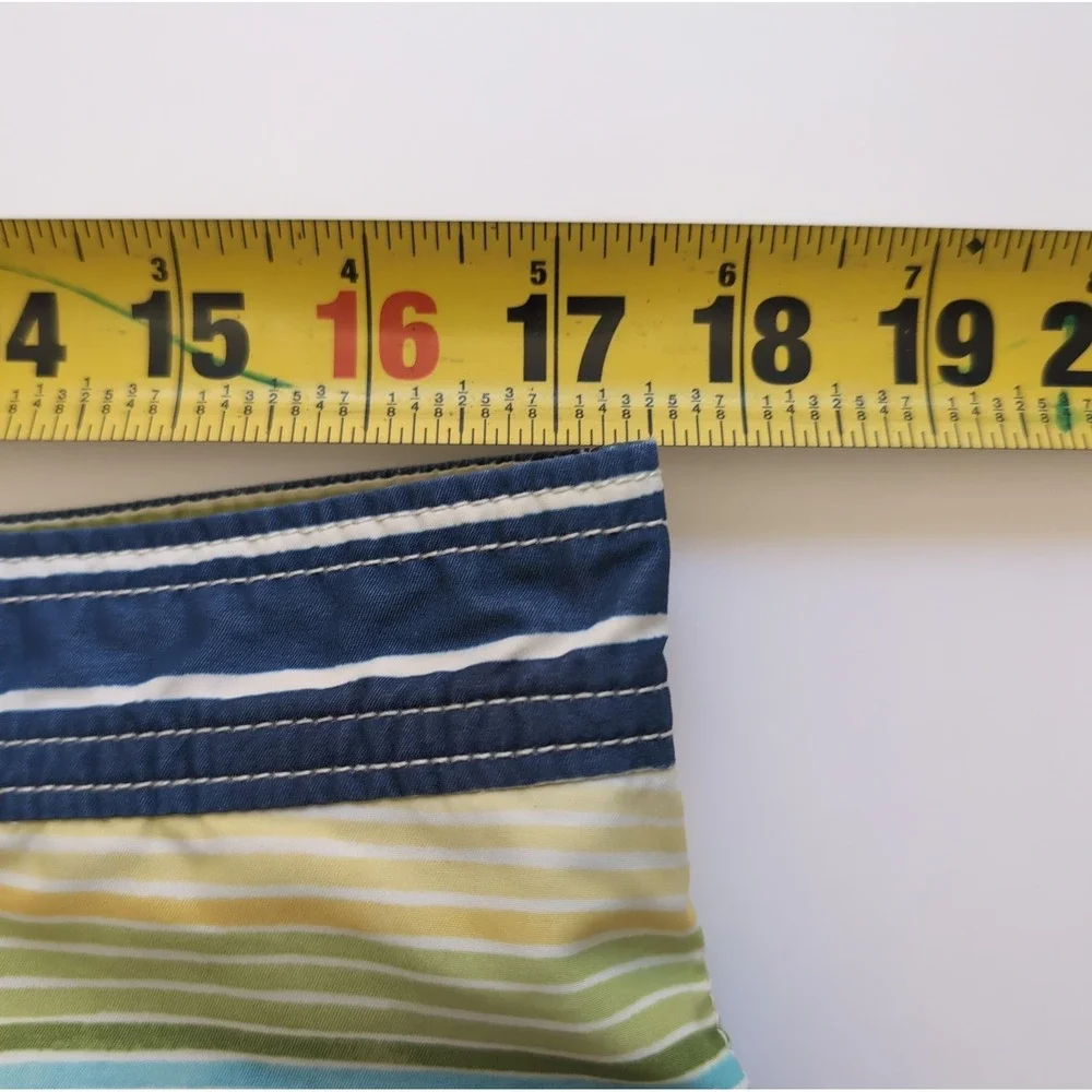 Lot of 2 Pairs Tommy Bahama Swim Trunks Boardshorts Mens Medium Stripe Marlin